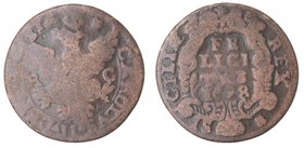 Zecche Italiane. Palermo. Carlo II. Grano 1698. Ae. qMB. 