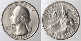 Monete Estere. Usa. Quarto di Dollaro 1976. Ni. BB+.