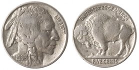 Monete Estere. Usa. 5 Cents 1936 Bufalo. Ae-Ni. BB.