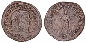 Constancio Cloro
Follis. AE. Cartago. (293-306). R/Cartago estante portando frutos, alrededor ley. 9.98g. RIC.30a. MBC-.