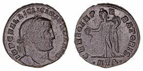 Licinio
Follis. AE. (313-316). R/GENIO IMPERATORIS, en exergo HTA. 5.94g. RIC.48. MBC.
