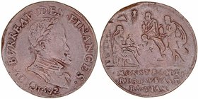 Felipe II
Jetón. AE. 1562. Países Bajos. Tesorería incierta. Busto del rey. 4.56g. Dugn 2322. MBC-.