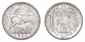 Estado Español
5 Céntimos. Aluminio. 1945. PLVS-VLTRA. Cal.135. EBC+.