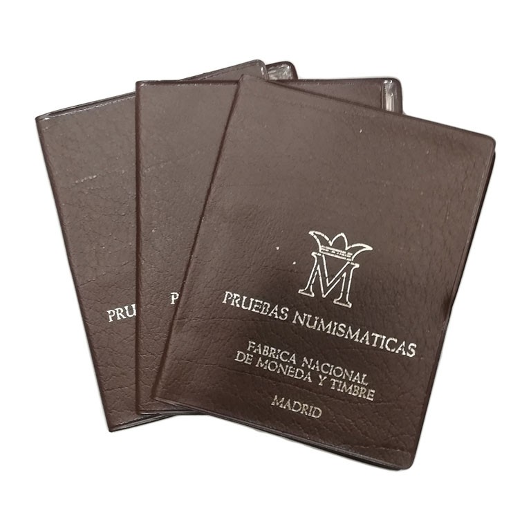 Estado Español
Lote de 3 carteras FNMT. 1973, 1974 y 1975. PROOF.