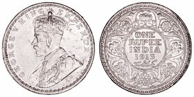 India Británica Jorge V
Rupia. AR. 1913. Manchitas. 11.65g. KM.524. MBC+/EBC-.