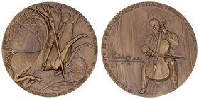 Medalla. AE. Pablo Casals, 1876-1976. 225.06g. 80.00mm. EBC.