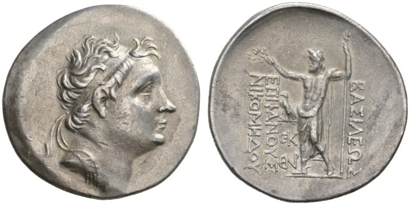 CLASSICAL COINS 
 KINGDOM OF BITHYNIA 
 NICOMEDES II EPIPHANES, king 149-128 B...