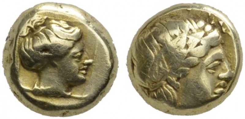 CLASSICAL COINS 
 ISLAND OF LESBOS 
 MYTILENE 
 Hecte, electrum, about 350-34...