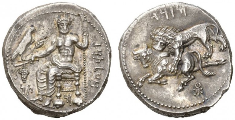 CLASSICAL COINS 
 CILICIA 
 TARSUS 
 Under Mazaeus , satrap 361-334 BC. State...