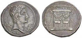 ROMAN COINS 
 IMPERIAL COINAGE 
 Cistophorus, Ephesus , about 24-20 BC. AR 11.62 g. IMP. - CAES - SAR Bare head r.; linear circle. Rev. AVGVSTVS Rou...