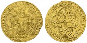 COLLECTION GALLIA DES MONNAIES FRANCAISES 
 FRANCE ROYALE 
 ROYAUME 
 Philippe VI, 1328-1350. Ecu d'or à la chaise s.d. (1ère émission du 1er Janvi...