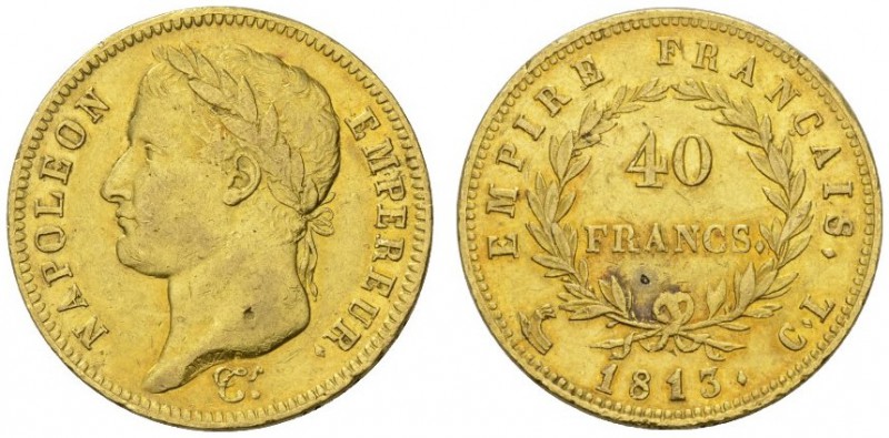 COLLECTION GALLIA DES MONNAIES FRANCAISES 
 PREMIER EMPIRE 
 40 Francs 1813 CL...