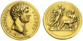 EUROPEAN COINS - VARIA 
 ITALIA 
 MEDAGLIE & PLACCHETTE 
 Gold medal n.d. (ca. 18th Century). After an original by Valeri Belli, ca. 1520s-1530s. P...