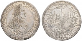 DEUTSCHLAND - GERMANIA 
 AUGSBURG 
 STADT 
 Reichstaler 1643. Mit Titel Ferdinands III. Dav. 5039; Forster 298. 29,04 g.
 Kl. Rdf., ansonsten attr...