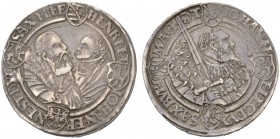DEUTSCHLAND - GERMANIA 
 SACHSEN 
 SACHSEN, KURFÜRSTENTUM 
 Johann Friedrich der Grossmütige, Heinrich und Johann Ernst, 1539-1541. Taler 1541, Buc...