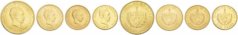 COINS & MEDALS FROM OVERSEAS 
 CUBA 
 Republic, since 1902. 20 Pesos, 10 Pesos...