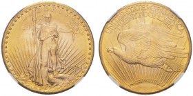 COINS & MEDALS FROM OVERSEAS 
 USA 
 SAINT GAUDENS TWENTY DOLLARS (1907-1933) 
 20 Dollars 1928, Philadelphia. Fr. 185; K./M. 131.
 GOLD. Very rar...