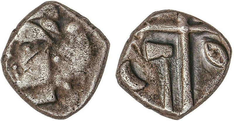 GREEK COINS
Dracma a la Croix. 225-50 a.C. CELTAS. GALIA. VOLCAE TECTOSAGES. 3,...