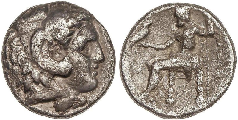 GREEK COINS
Tetradracma. 336-323 a.C. ALEJANDRO MAGNO. MACEDONIA, TRACIA y TESA...