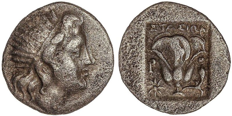 GREEK COINS
Dracma. 190-170 a.C. MAGISTRADO STASION. RODAS ISLAS DE CARIA. Anv....