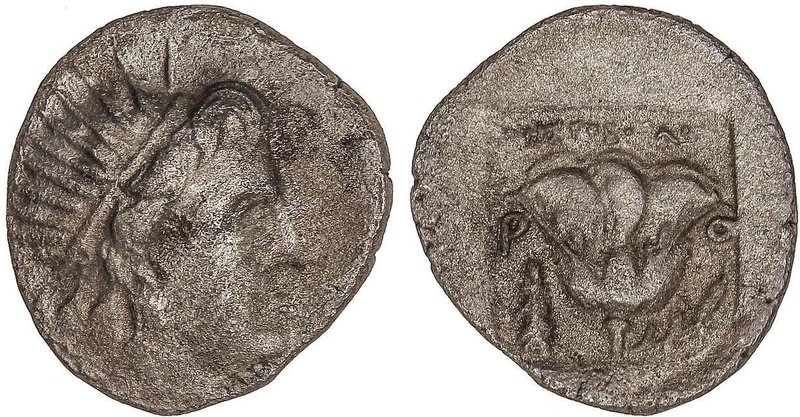 GREEK COINS
Dracma. 190-170 a.C. MAGISTRADO ARISTOBOULOS. RODAS, ISLAS DE CARIA...