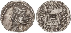 GREEK COINS
Dracma. 105-147 d.C. VOLOGASES III. PARTIA. Anv.: Busto diademado a izquierda. Rev.: Arquero entronizado a derecha, alrededor leyenda. 3,...