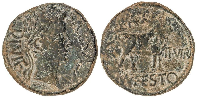 CELTIBERIAN COINS
As. 27 a.C.-14 d.C. ÉPOCA DE AUGUSTO. CELSA (VELILLA DE EBRO,...