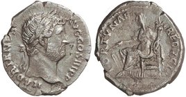 ROMAN COINS: ROMAN EMPIRE
Denario. Acuñada el 134-138 d.C. ADRIANO. Anv.: HADRIANVS AVG. COS. III P. P. Busto laureado a derecha. Rev.: FORTVNAE REDV...
