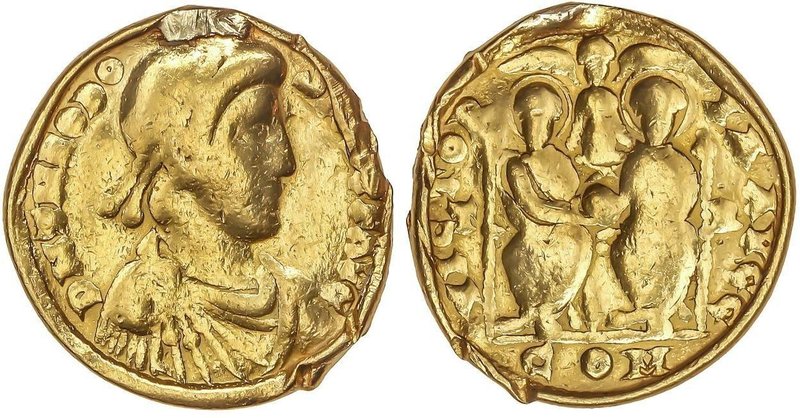ROMAN COINS: ROMAN EMPIRE
Sólido. Acuñada el 379-383 d.C. TEODOSIO. CONSTANTINO...
