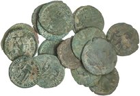 ROMAN COINS: ROMAN EMPIRE
Lote 25 Maiorinas. Diferentes emperadores (Valentiniano, Arcadio, Teodosio, Graciano...). A EXAMINAR. RC a MBC-.