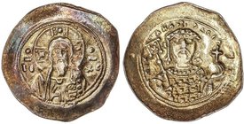 BYZANTINE COINS
Histamenon Nomisma. (1071-1078 d.C.). MIGUEL VII. CONSTANTINOPLA. Anv.: Busto de Cristo de frente , a los lados IC - XC y dos globulo...