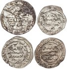 AL-ANDALUS COINS
Lote 4 monedas Dirham. 232H, 250H, 382H y 385H. EMIRATO-CALIFATO. ABDERRAHMÁN II, MUHAMMAD I y HIXEM II (2). AL-ANDALUS. AR. (Una ox...