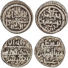 AL-ANDALUS COINS: THE ALMORAVIDS
Lote 2 monedas Quirate. ALÍ BEN YUSUF y ALÍ Y EL EMIR TASHFÍN. ¿CEUTA? y SIN CECA. AR. V-1695 sim. (cf. ejemplar sim...