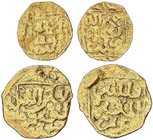 AL-ANDALUS COINS: THE MARINIDS
Lote 2 monedas 1/4 Dinar. ANÓNIMA atribuida a ABU YAHYA ABU BAKR y sus sucesores antes de la conquista de Marrakesh en...