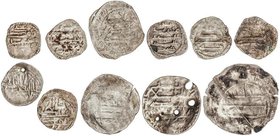 ISLAMIC WORLD: IDRISIDS
Lote 11 monedas 1/2 (7) y 1 Dirham (4). YAHYA BIN MUHAMMAD, IBRAHIM BEN AL-QASSIM, AL-QASSIM BIN AHMAD e IMITACIONES BÁRBARAS...