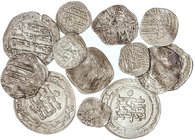 AL-ANDALUS COINS
Lote 13 monedas. Dirham Idrísidas (10), diferentes fechas y cecas; Dirham Emiral de Muhammad I del 241H y Dirham Sasánida (2). A EXA...