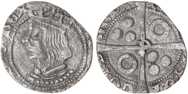 MEDIEVAL COINS: CATALONIA-ARAGÓN
Croat. FERRAN II. PERPINYÀ. Anv.: (FERDINANDVS...