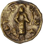 MEDIEVAL COINS: LOCAL COINS OF CATALONIA AND PELLOFES
Pellofa. SABADELL. Latón incuso. Cru-2063. MBC.