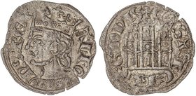 MEDIEVAL COINS: KINGDOM OF CASTILE AND LEÓN
Cornado. ALFONSO XI. BURGOS. 0,68 grs. Efigie a izquierda. Castillo con B y estrella a izquierda. FAB-335...