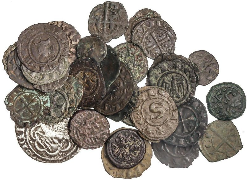 MEDIEVAL COINS
Lote 47 monedas. AR. Incluye Pirral de Frederic IV de Sicília, D...