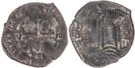 SPANISH MONARCHY: PHILIP IV
8 Reales. 1663. POTOSÍ. E. 26,35 grs. Pátina oscura. Acuñación floja. Cal-452. (BC+).