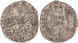SPANISH MONARCHY: PHILIP IV
1/4 Patagón. 1645. AMBERES. BRABANTE. 6,59 grs. AR. Vanhoudt-647.AN; Vti-663. MBC-/BC+.