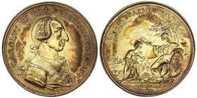 SPANISH MONARCHY: CHARLES III
Medalla. 1785. SOCIETAT AMICS DEL PAIS. VALENCIA. Anv.: CAROLVS III PIVS FELIX AVGUSTVS P.P. Busto a derecha. Rev.: SVN...