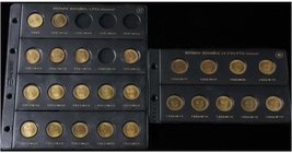 PESETA SYSTEM: ESTADO ESPAÑOL
Lote 25 monedas 1 Peseta. 1944 a 1975. Todas diferentes. La mayoría SC y Brillo original. A EXAMINAR. EBC a SC.