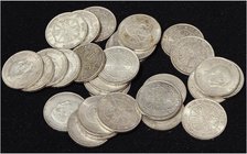 PESETA SYSTEM: ESTADO ESPAÑOL
Lote 30 monedas 100 Pesetas. 1966 (*19-66, 67 y 68). A EXAMINAR. MBC+ a EBC.