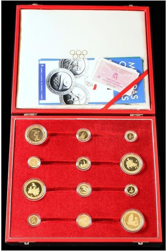 PESETA SYSTEM: BARCELONA OLYMPICS 1992
Serie 12 monedas 10.000 (4), 20.000 (4) ...