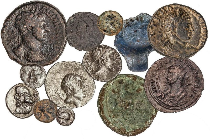 LOTS AND COLLECTIONS
Lote 13 monedas. GRECIA ANTIGUA, IMPERIO ROMANO y BIZANTIN...