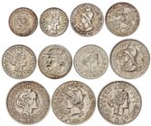 WORLD COINS: BRAZIL
Lote 11 monedas 500 a 2.000 Reis. 1889 a 1935. AR. 500: Reis 1889, 1908 y 1913. 1.000 Reis: 1889, 1912 y 1913 y 2.000 Reis: 1907,...