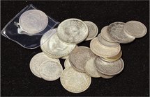 WORLD COINS: EGYPT
Lote 25 monedas 5 Milliemes a 1 Libra. 1293 a 1398 d.H. (1876 a 1978 d.C.). CuNi y AR. Todas diferentes. Destacan 7x10 Piastras 12...