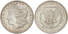 WORLD COINS: UNITED STATES
1 Dólar. 1901. 26,67 grs. AR. Tipo Morgan. KM-110. EBC.